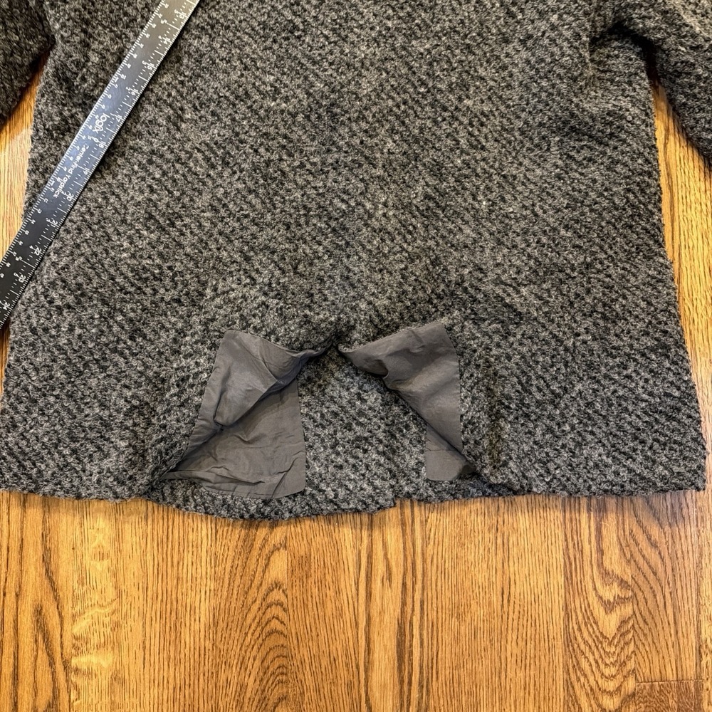 Joyfolie Mia Joy Louve Blazer Charcoal Black Wool Blend Womens Size XL - Picture 16 of 16